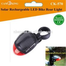 Solar Rechargeable LED Bicycle Safety Rear Light