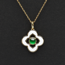 Wedding Green Jadeite Pendant