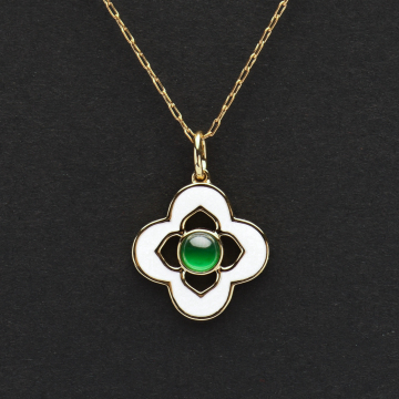 Wedding Green Jadeite Pendant