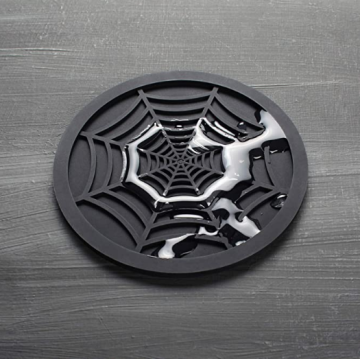 Custom Unik Design Spider Web Silicone Drink Coasters