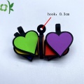 Wholesale Newest Design Heart Shape Silicone Pet Tag