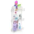 Free standing bathroom shower corner rack