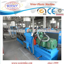Qingdao ce certificated effective wood plastic composite formula granules making machine