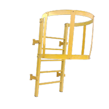 FRP/GRP fiberglass cage ladder