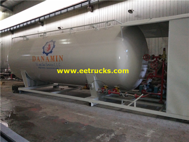 60cbm 25ton Skid Mounted Propane Tanks