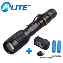 2000LM T6 LED Military Lampe Torche 2X18650 lantern high power led flashlight