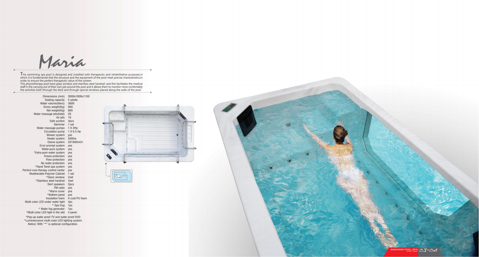 The New Hottubspa Maria for massage The New Hottubspa Maria for massage