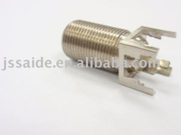 F female connector for PCB mount