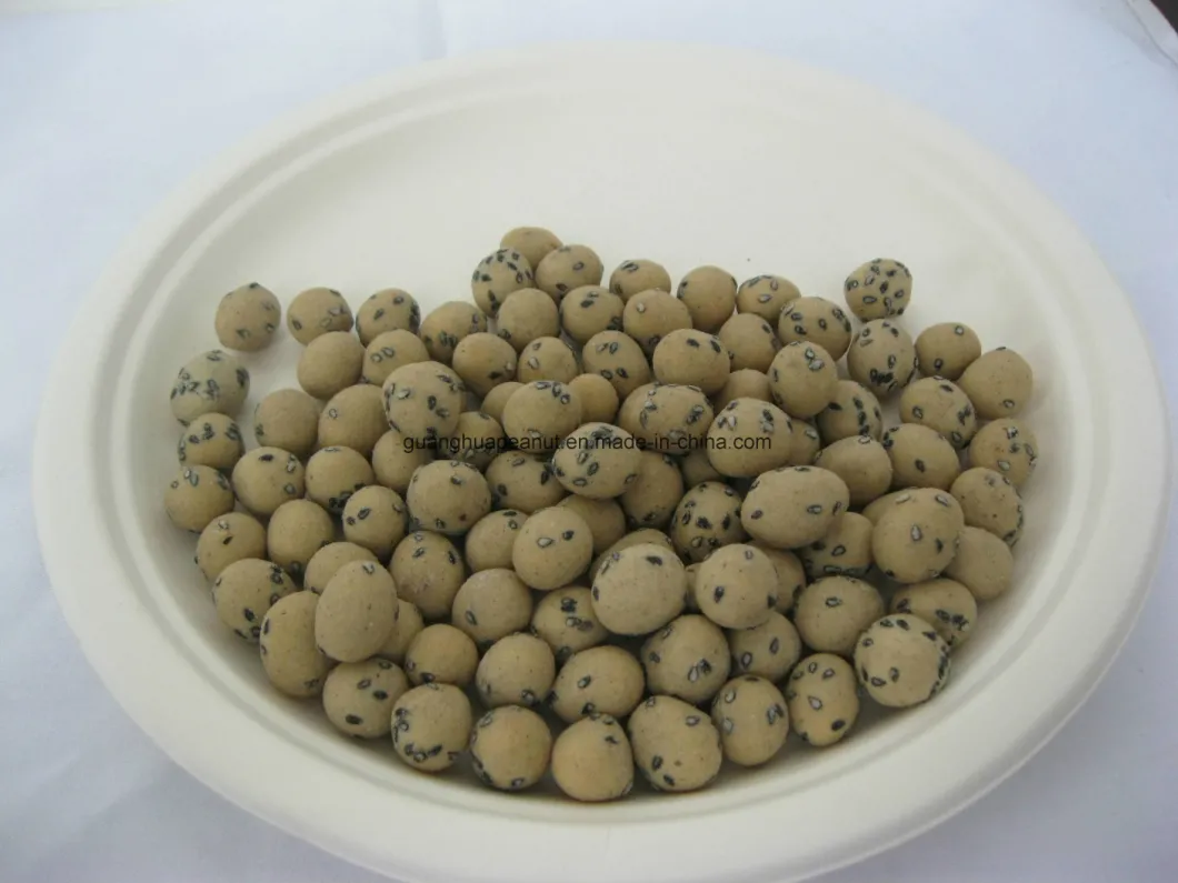 White Sesame-Coated Peanuts in Bulk Peanut Leisure Snack