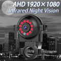 Vista lateral del vehículo de 1080p AHD Cámara de 12 V IR Visión nocturna Izquierda Derecha Cámara CCTV Cuelga sobre el espejo trasero para el camión de autobuses IP68 Implaz