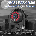 1080p AHD Side Side Camera 12V IR Light Vision Left CCTV كاميرا معلقة على المرآة الخلفية لشاحنة الحافلة IP68 مقاومة للماء