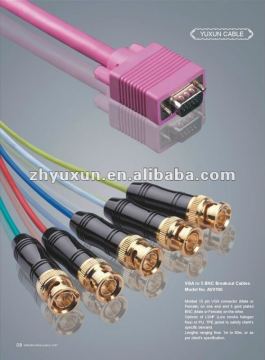 VGA to 5BNC Breakout cable