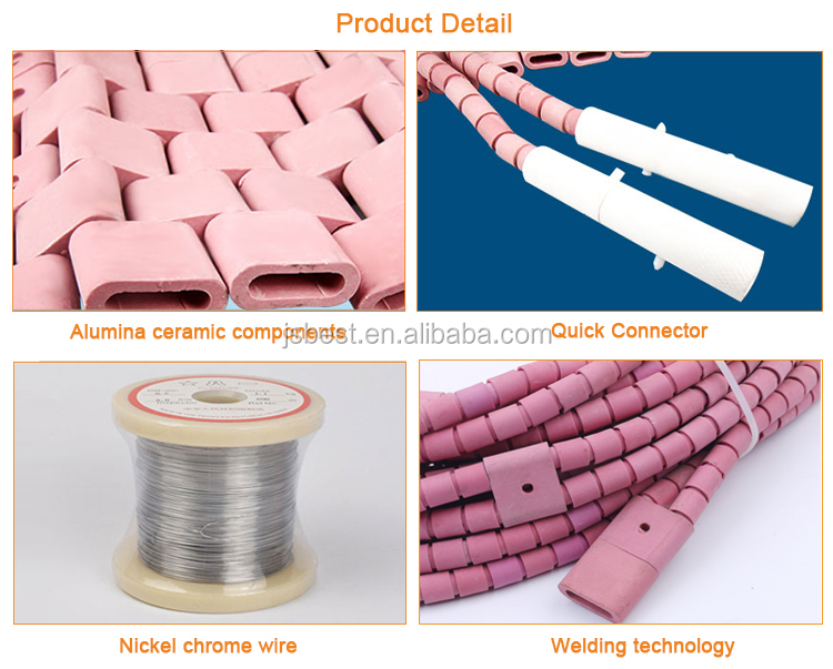 220v industrial alumina electric fcp flexible ceramic heating pad