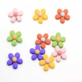 26mm Multicolor Flower Flatback Resin Cabochons Scrapbook Craft DIY Embellishments Decoration Headwear accessories