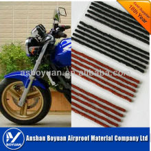 tire plug string for automobile tire repair