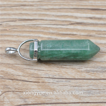 Turquoise Jade Crystal Gem Stone Quartz Pendant Necklace