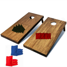 Family Sport: Kids Sandbag Cornhole Toss Game - Mini Cornhole Boards and Bags
