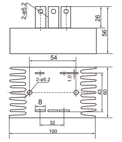 40 Amp Diode Bridge Rectifier Generator Three-Phase SQL40A Single DC Output Customizable RoHS Certified 220V 50Hz 50A Inverter