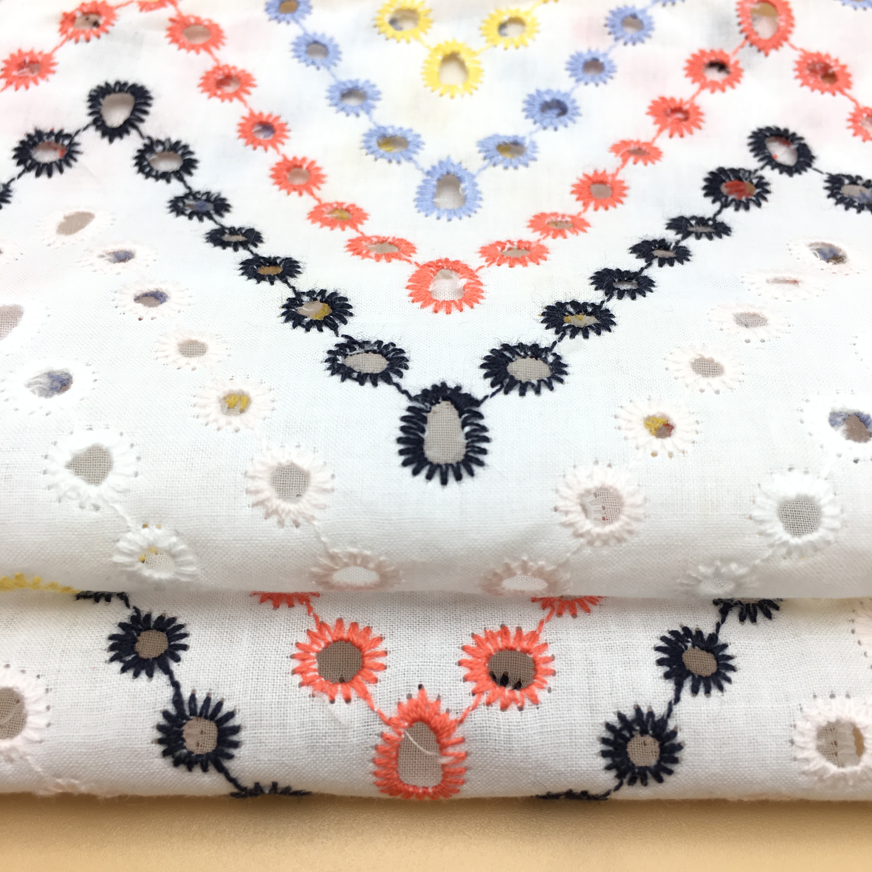RXF0433TL  Embroidery voil suiss lace Japanese Fabric Cotton For Wholesales