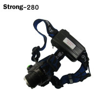 High Power Aluminum LED 10W Rechargeable Headlamp for Outdoor Lighting