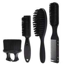 Nylon Beard Comb and Mustache Brush Set for Styling
