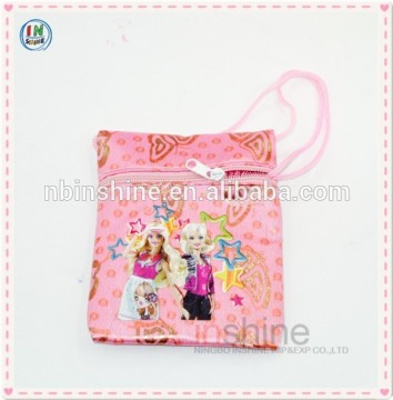 Pocket coin purse , coin pouch with hanging string , mini coin purse