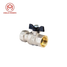 Red Butterfly Handle Full Bore Isolating Ball Valves with Integrated Check Valves