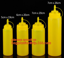 Ketchup bottle, custom made squeeze bottle 16oz, wholesale plastic bottle tomato sauce, wholesale plastic tomato sauce bottle