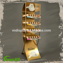 POP Metal Supermarket Product Floor Display , supermarket shelf floor display