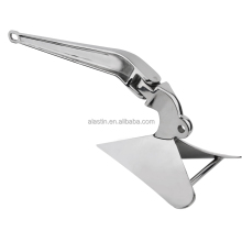 Marine 5kg Hinged Plow Anchor - 316 Stainless Steel Boat Anchor