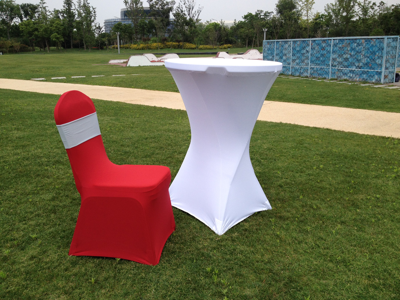 universal spandex stretch wedding chair cover