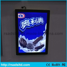 Rounded Corner Design Wall Mounted Magnetic LED Light Box