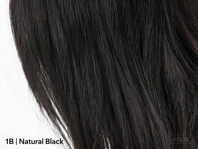 Natural Black Synthetic Wig for Women