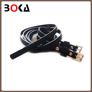 // simple decorative pu leather belt custom design // personalized leather belt //