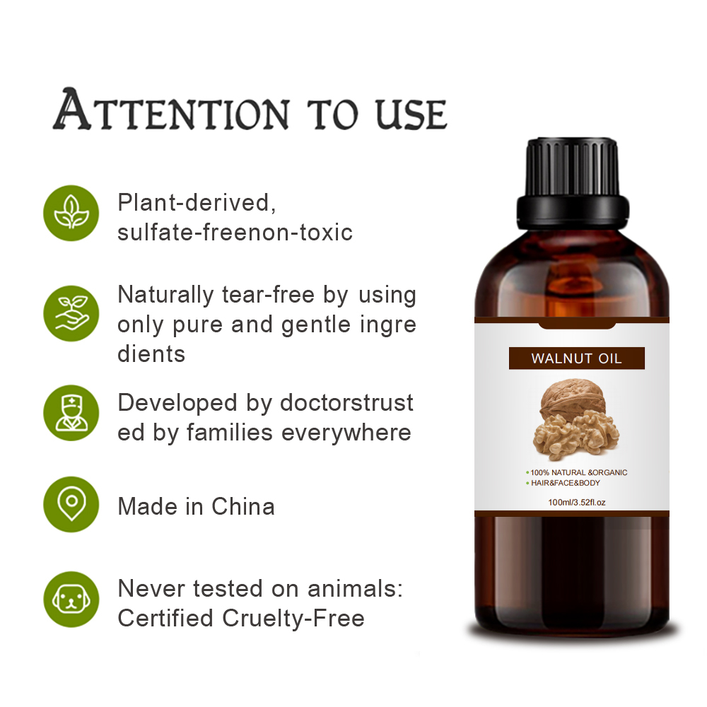 Hot Selling OEM Aromatherapy Use Walnut Carrier Oil