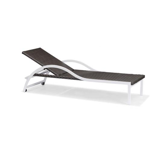 Outdoor Sun Lounger with Aluminum Frame