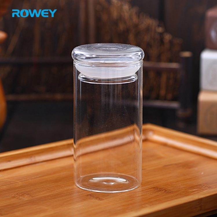 250ml custom logo jars with glass lid fruit or juice packaging glass