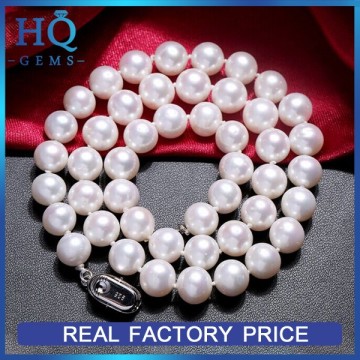 Fashion jewelry real freshwater pearl necklace jewelry