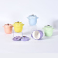 Peralatan Masak Keramik Mini Berwarna-warni Petite Casserole