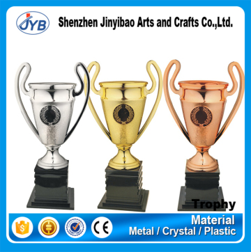 different design custom metal sports trophy cup gold silver and bronze awards