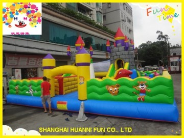 Inflatable Jump Castle/ Inflatable Air Bouncer trampoline with Slide