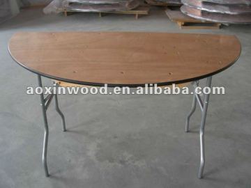 60" Half-Round table