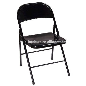 High back accent office folding chair