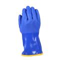 Heavy Duty winter liner pvc coated gloves