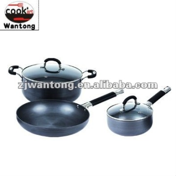 5PCS Hard-Anodized Cookware Set