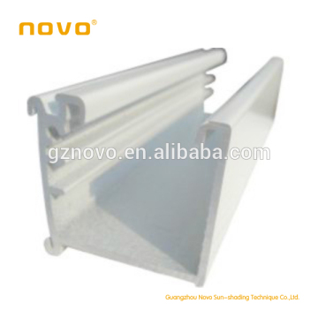 folding 25mm Venetian blind head rail for Window Blinds with remote control