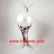 8-9mm white freshwater rice pearl rings FPR0020