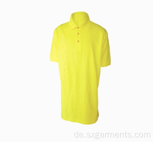 Herren-Platten-Polo-Shirt Kurzarm