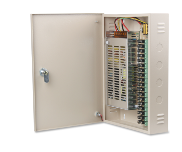 250W Integrated Power distribution for CCTV cameras