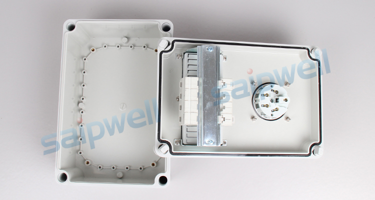 SAIP/SAIPWELL High Quality Ip65 1 Hole Industrial Floor Socket Box